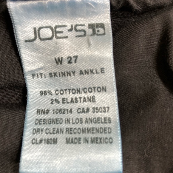 Joe’s Skinny Ankle Jeans Size 27 - Picture 6 of 6